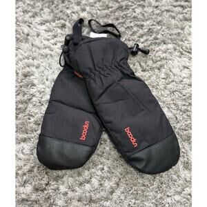 Boodun Winter Black Snowboard Mittens Women’s Windproof Waterproof Size S NWOT